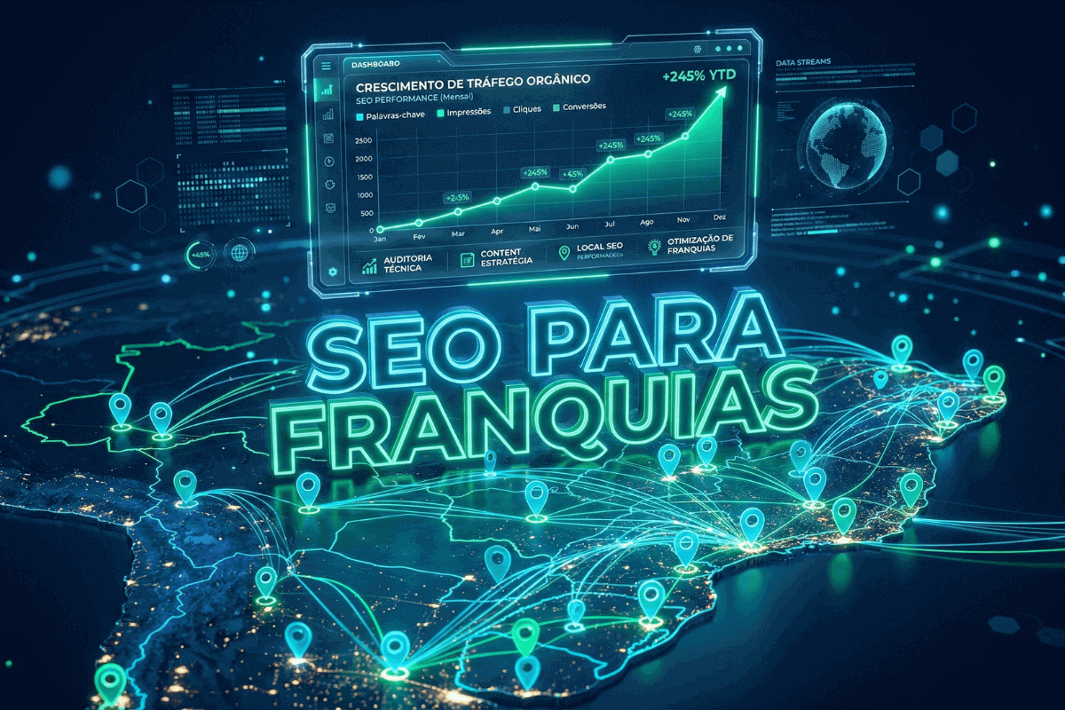 SEO para Franquias: Como Dominar as Buscas Locais em 100 Cidades ao Mesmo Tempo